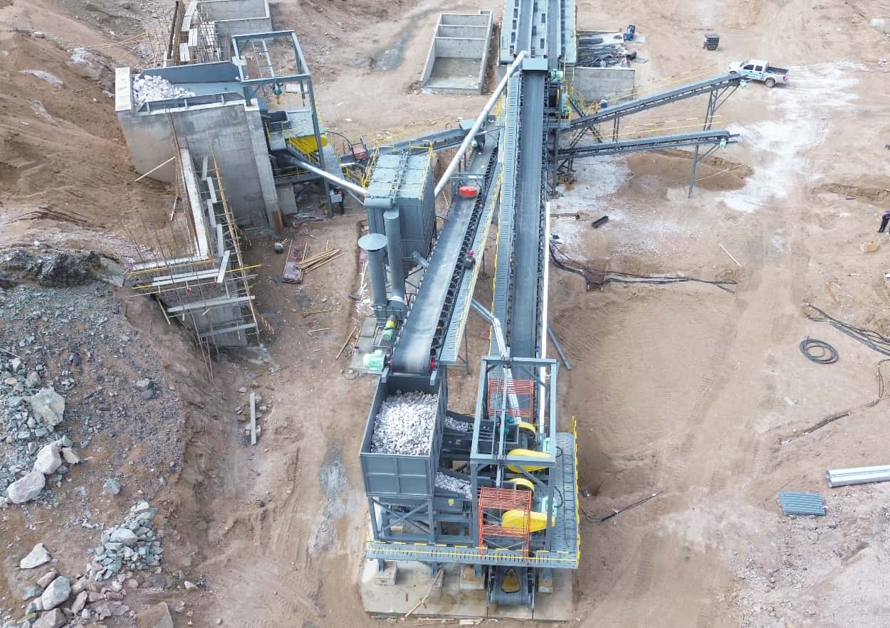 EPC总包甘肃酒泉硅石破碎生产线